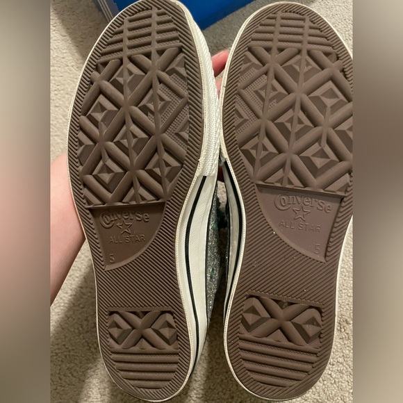 Moving Sale | NEW Converse Chuck Taylor All Star JW Anderson Glitter Gold Silver - Picture 4 of 8